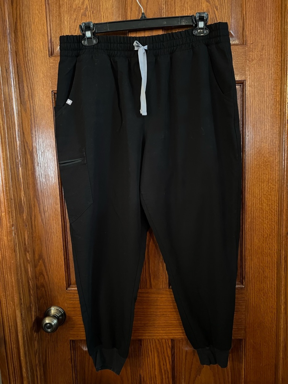 Figs Technical Collection XXL/P Black Pullon Scrub Pants Jogger Style